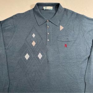 Vintage Montagut International Mens Wool Blend Pullover Sweater Size 6